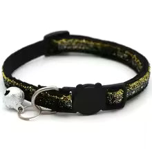 Adjustable Colorful Cat Collar with Bell for Pets Main image
