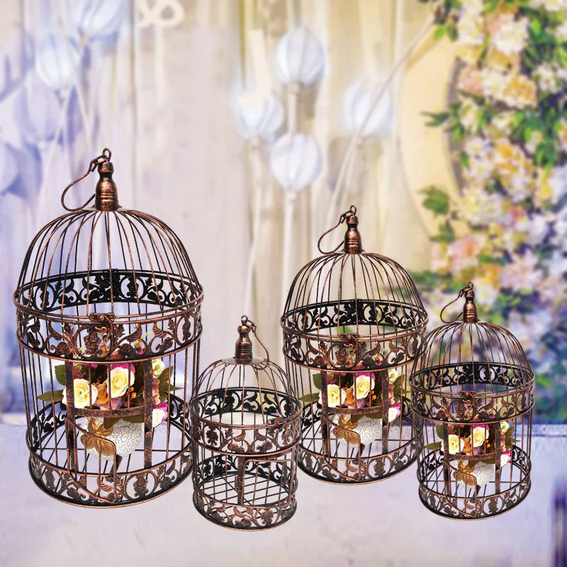 Decorative Wrought Iron Bird Cage Main image