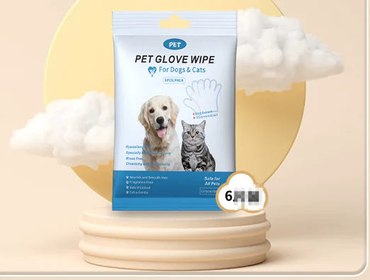 Pet Cleaning Gloves & Wipes Main image